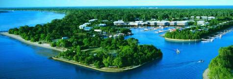 Aerial - Couran Cove Island Resort