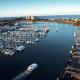 View of Mooloolah river - Sunset Cruise Coastal Cruises Mooloolaba