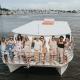 Group on front deck of Rum Runner
 - Sunset Cruise Coastal Cruises Mooloolaba