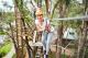Adult on the Grand Tree Surfing course - Tree surfing High Ropes Experience - 2 hours Enchanted Adventure Garden