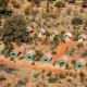 Drone of the Bush Tent Accommodation
 - Kings Creek Station