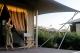 Gidyea Tent - Linen bathrobe and deck
 - Mitchell Grass Retreat Longreach